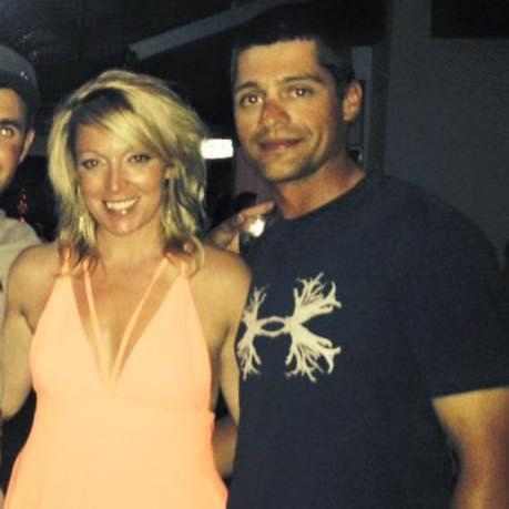 One of our first photo's together. My 30th birthday.