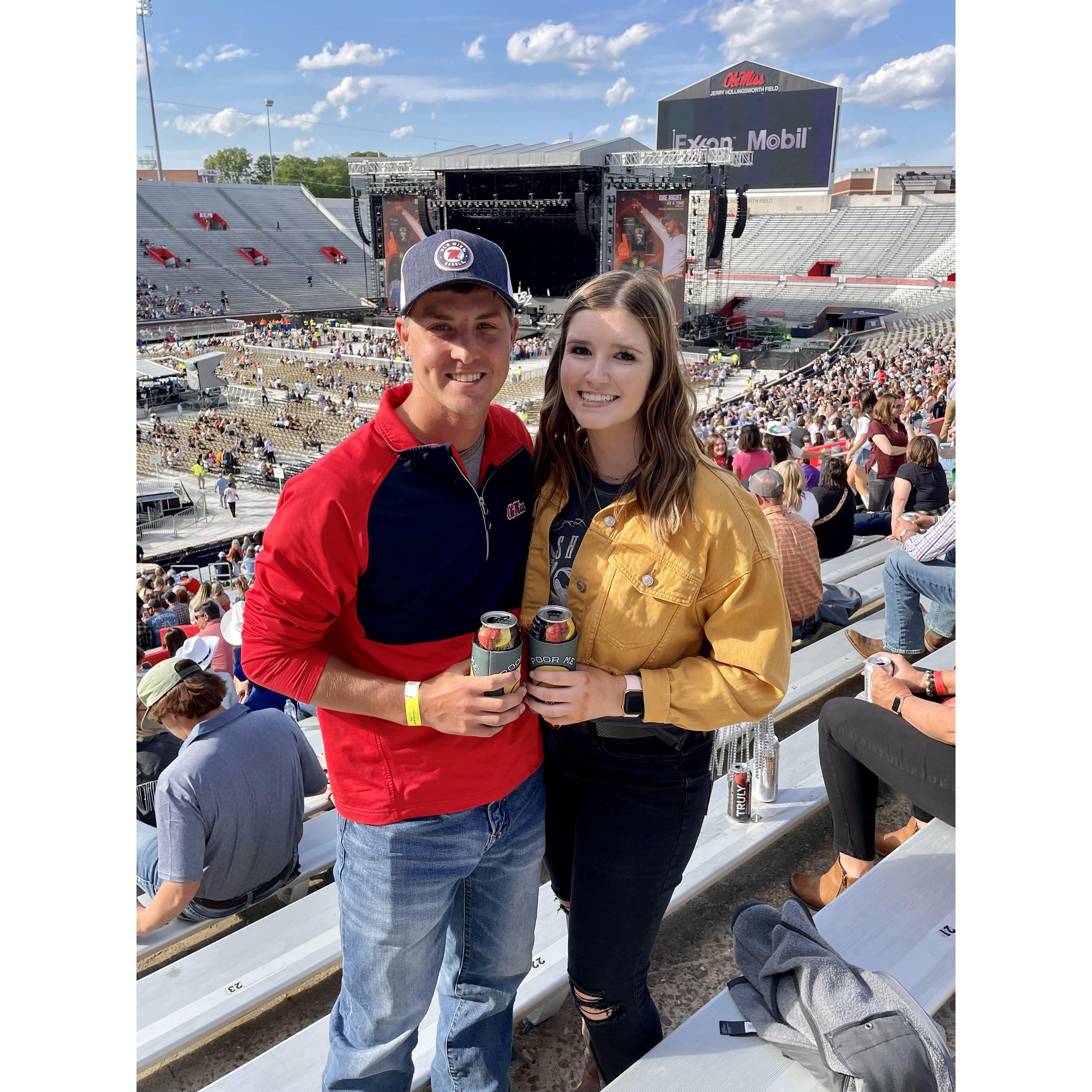 April 2023: Morgan Wallen concert in Oxford