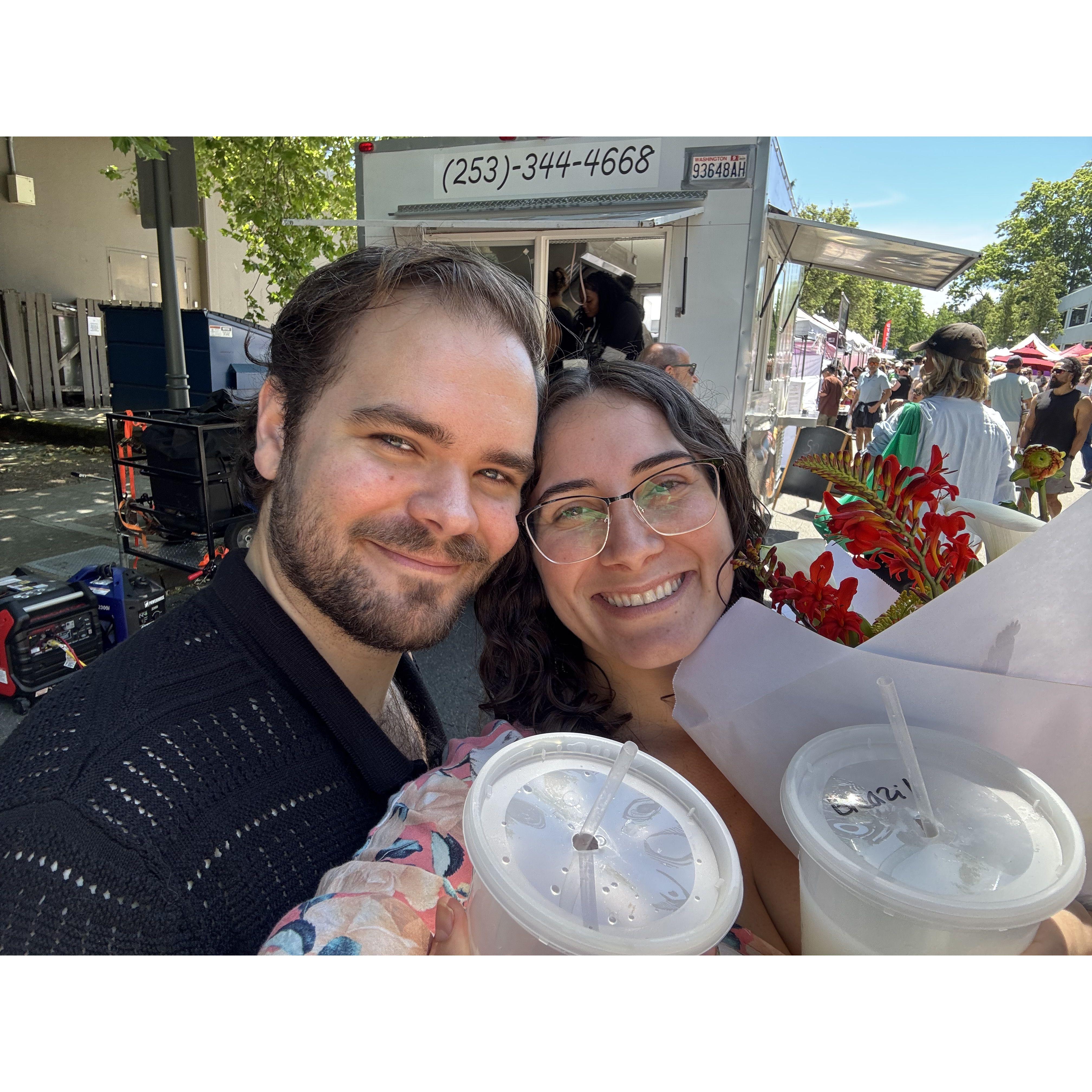 Our Sundays at the Farmers Market in Mercer