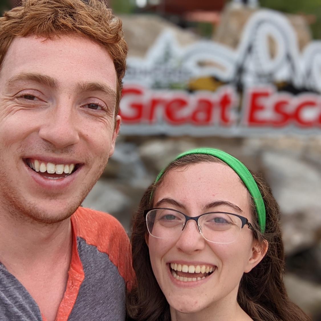 Our whirlwind trip to 6 amusement parks across 4 states, planned before we even started dating.
