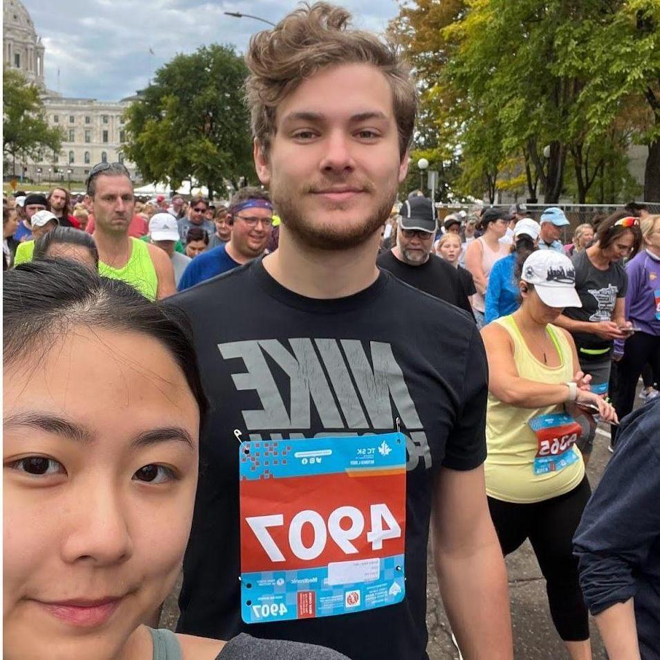 10.1.22 - We ran a 5K! (Mainly walked and wheezed, but we finished!)