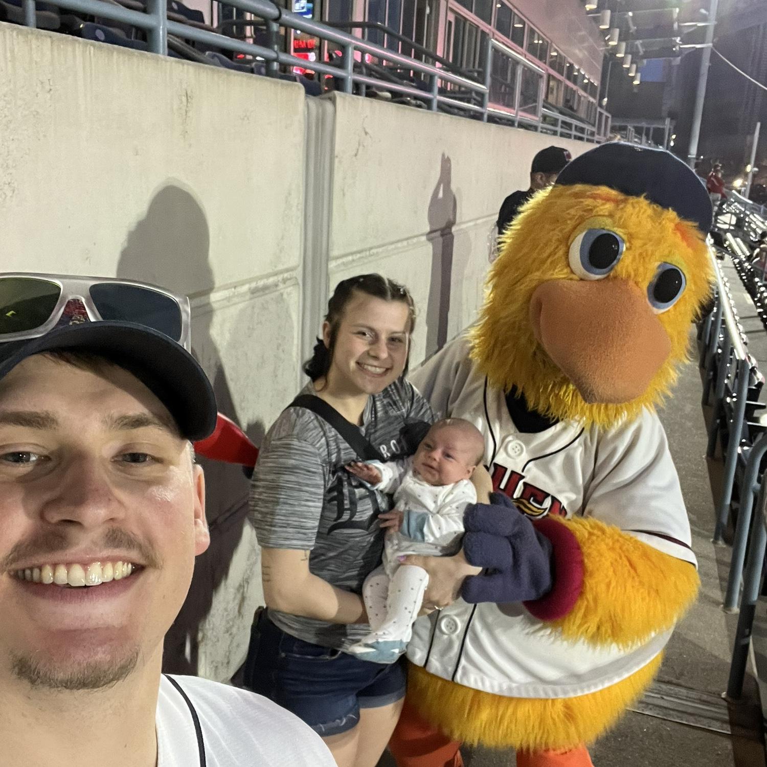First MudHens game for Andrew!

Back to where it all started with Mom & Dad🤍