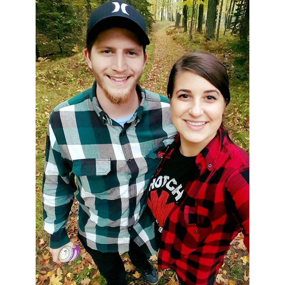 Up north at a cabin for our four year anniversary!