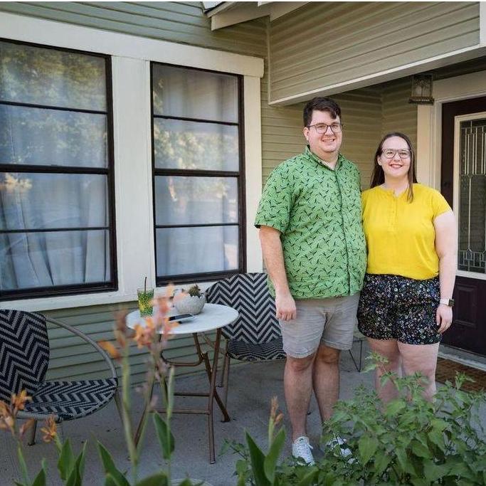 Our COVID porchtrait.