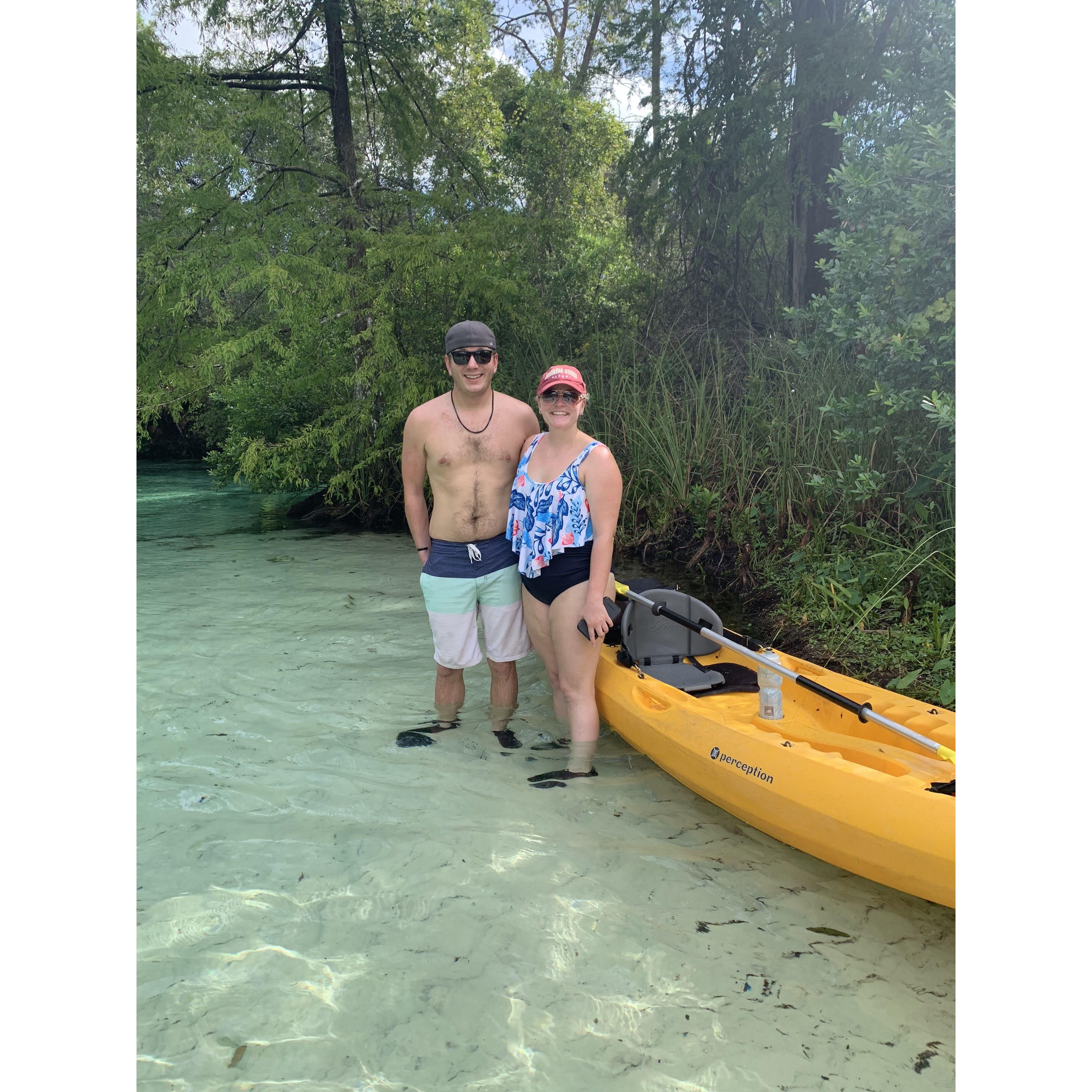 Kayaking on the Weeki Wachee river...September 2020