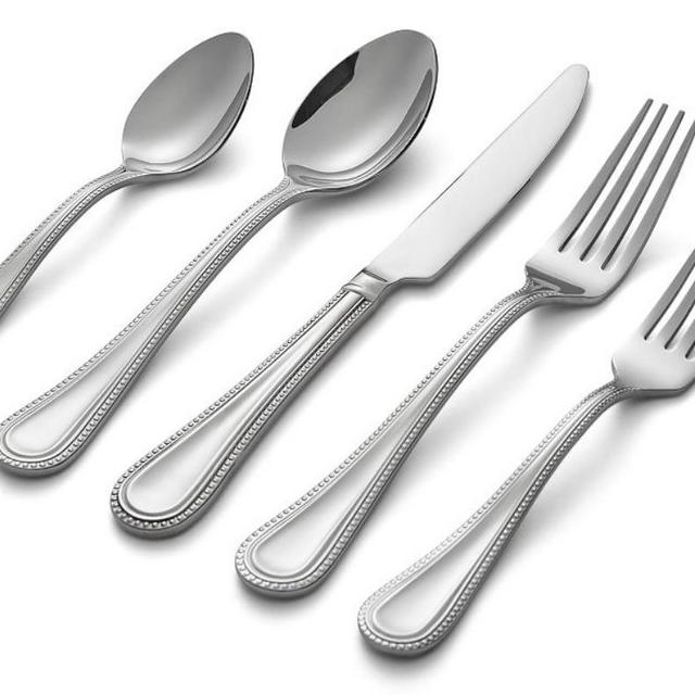 Pottery Barn Adele beaded flatware