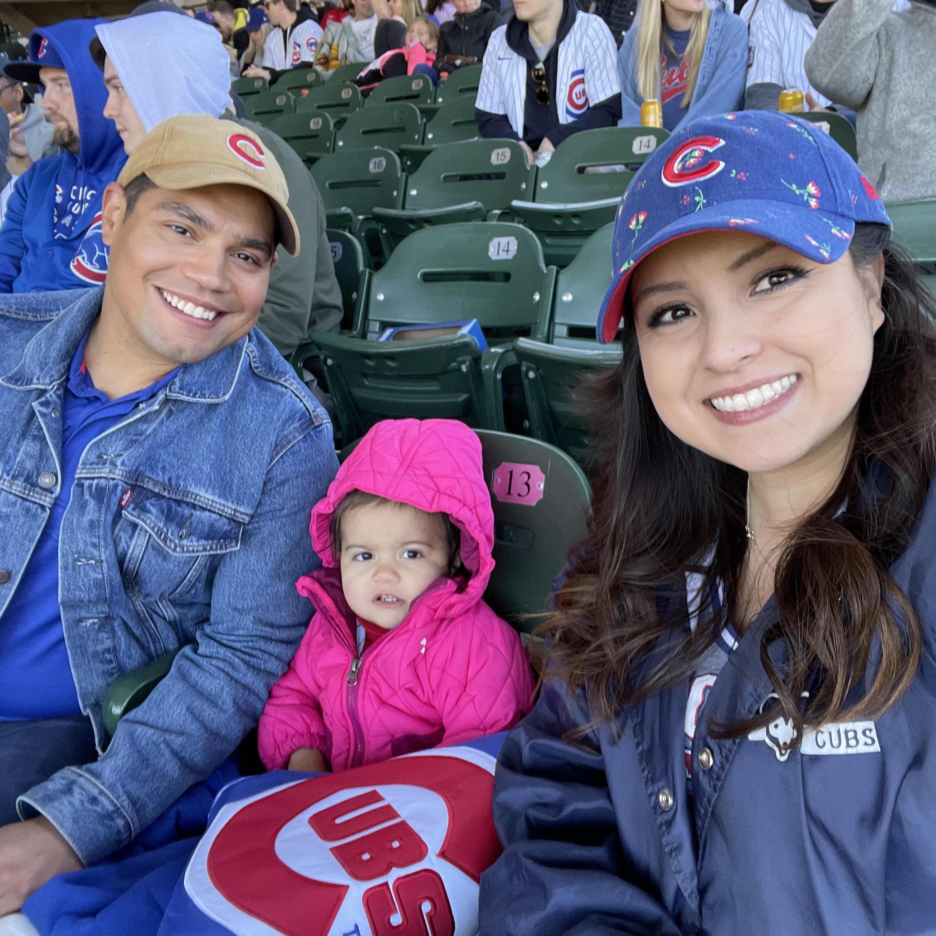 Romi's First Cubs Game