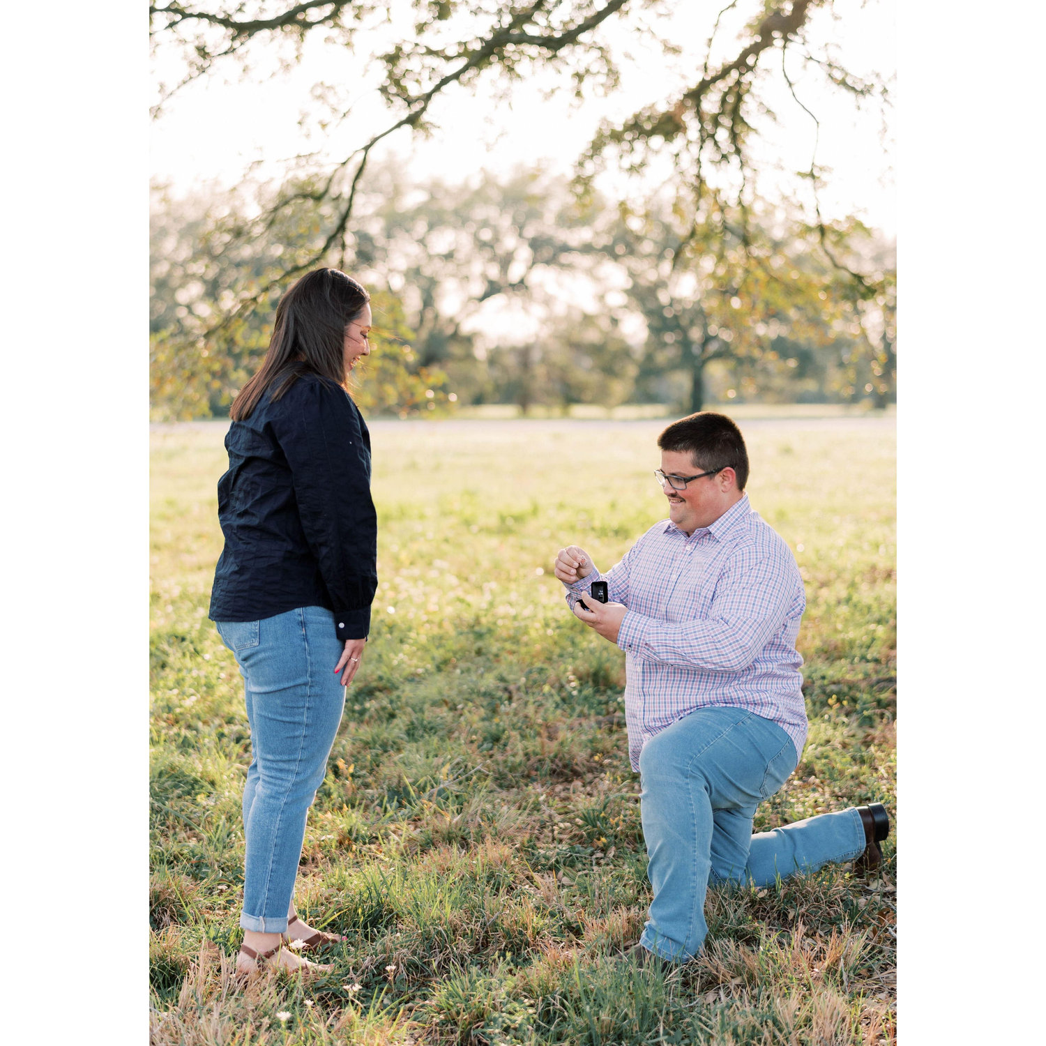 One of the happiest days of our life, the day of our engagement.