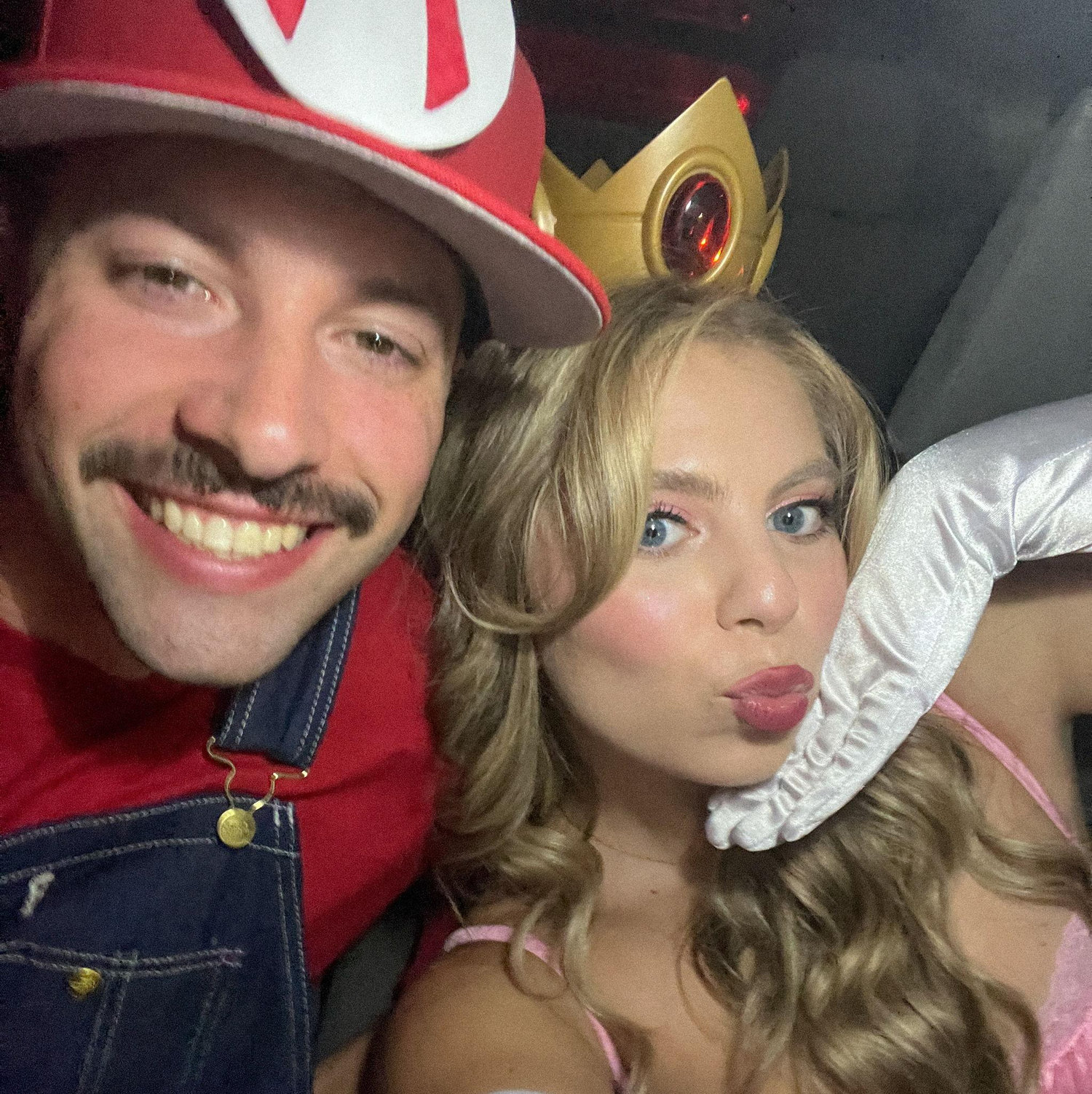 Peach & Mario Costume
