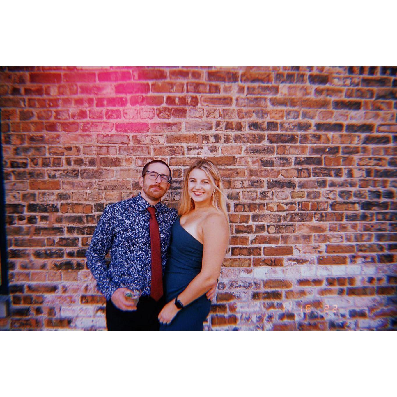 At another wedding!