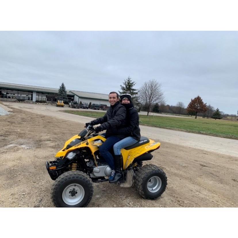 Enjoying the farm near Chicago with Paige's family over Thanksgiving.