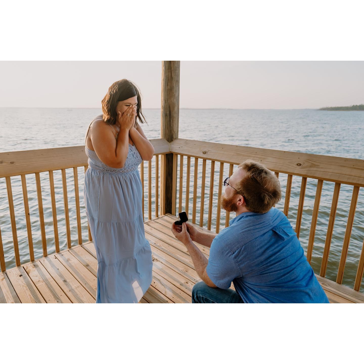 The sweetest proposal.