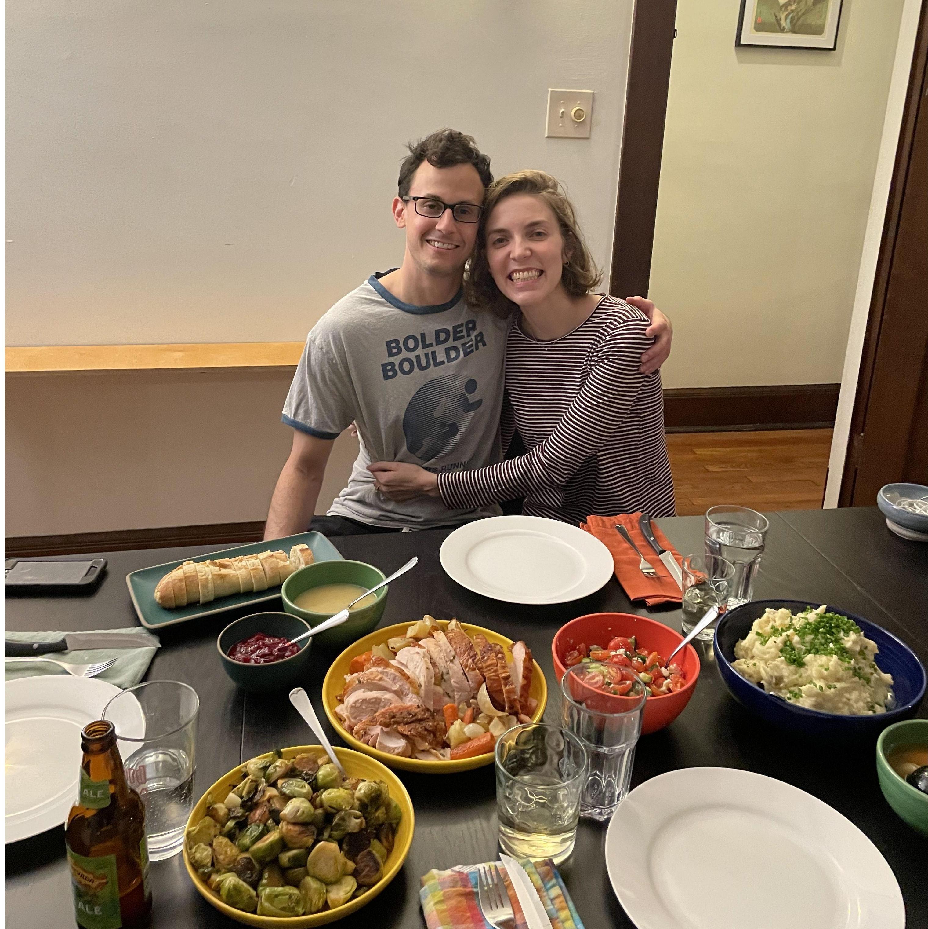 Our first time hosting thanksgiving!