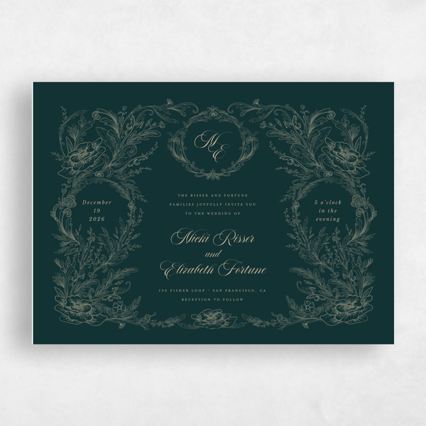 Leonid Landscape | Dijon | Zola Wedding Invitations