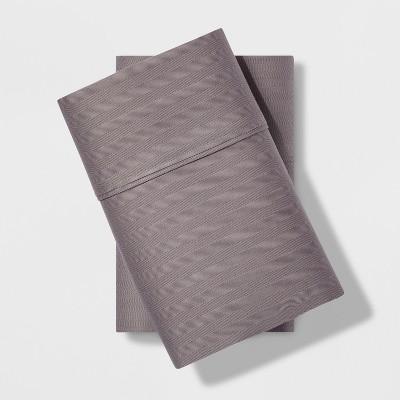 Standard 500 Thread Count Herringbone Tri-Ease Pillowcase Set Gray - Project 62™ + Nate Berkus™