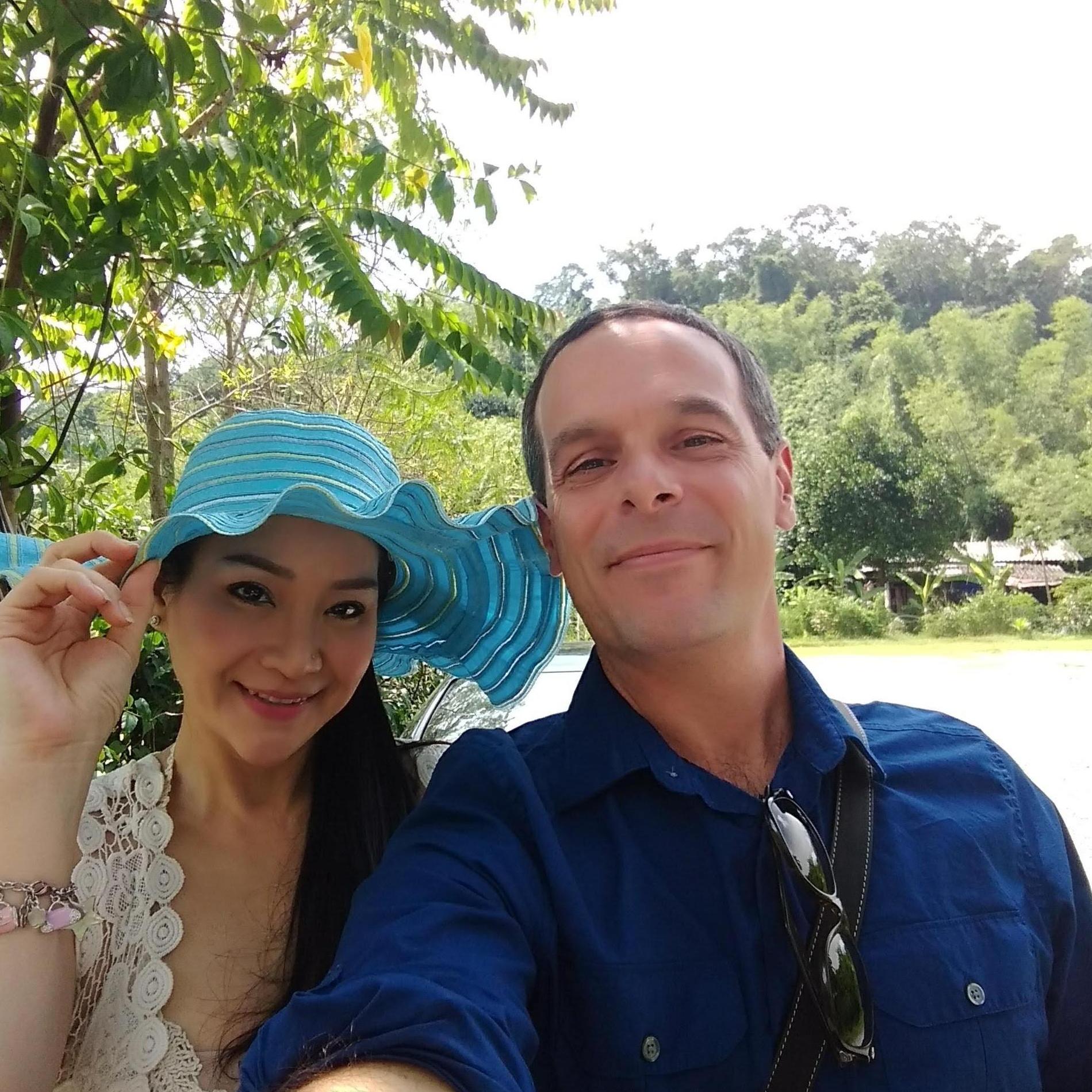 Sunshine in Thailand, lunch and karaoke with family.