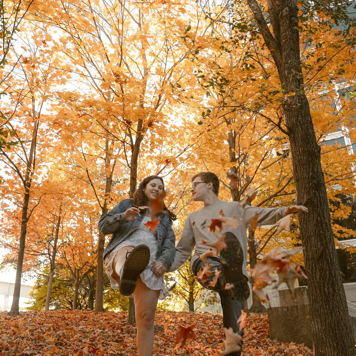 We fell during this picture