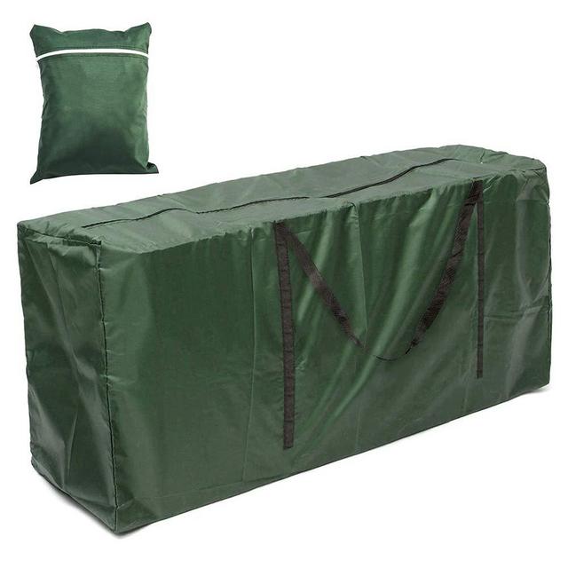 Christmas Tree Storage Bag, Fits Up to 12 ft Tall Artificial Disassembled Trees,Heavy Duty Xmas Tree Bag, Outdoor Cushion Storage Bag with Zippers and Handles 68" L X 30" W X 20"