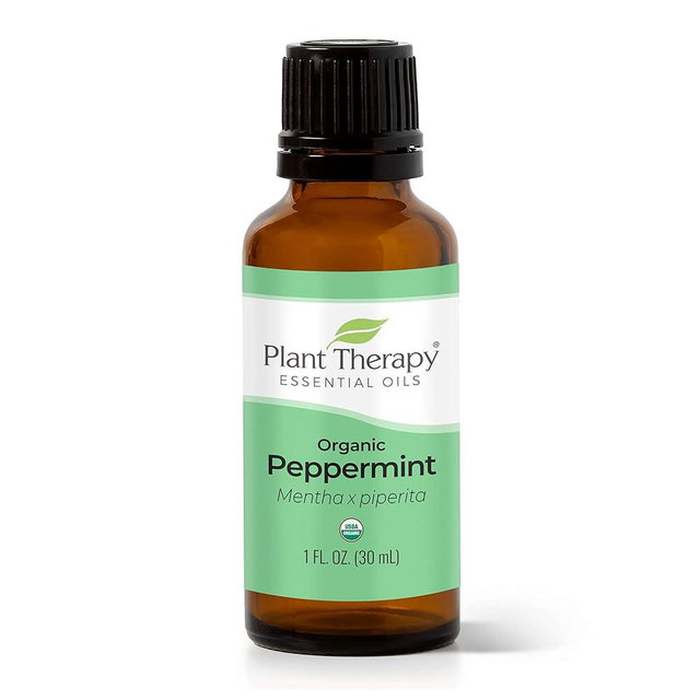 Plant Therapy Organic Peppermint Essential Oil 100% Pure, USDA Certified Organic, Undiluted, Natural Aromatherapy, Therapeutic Grade 30 mL (1 oz)
