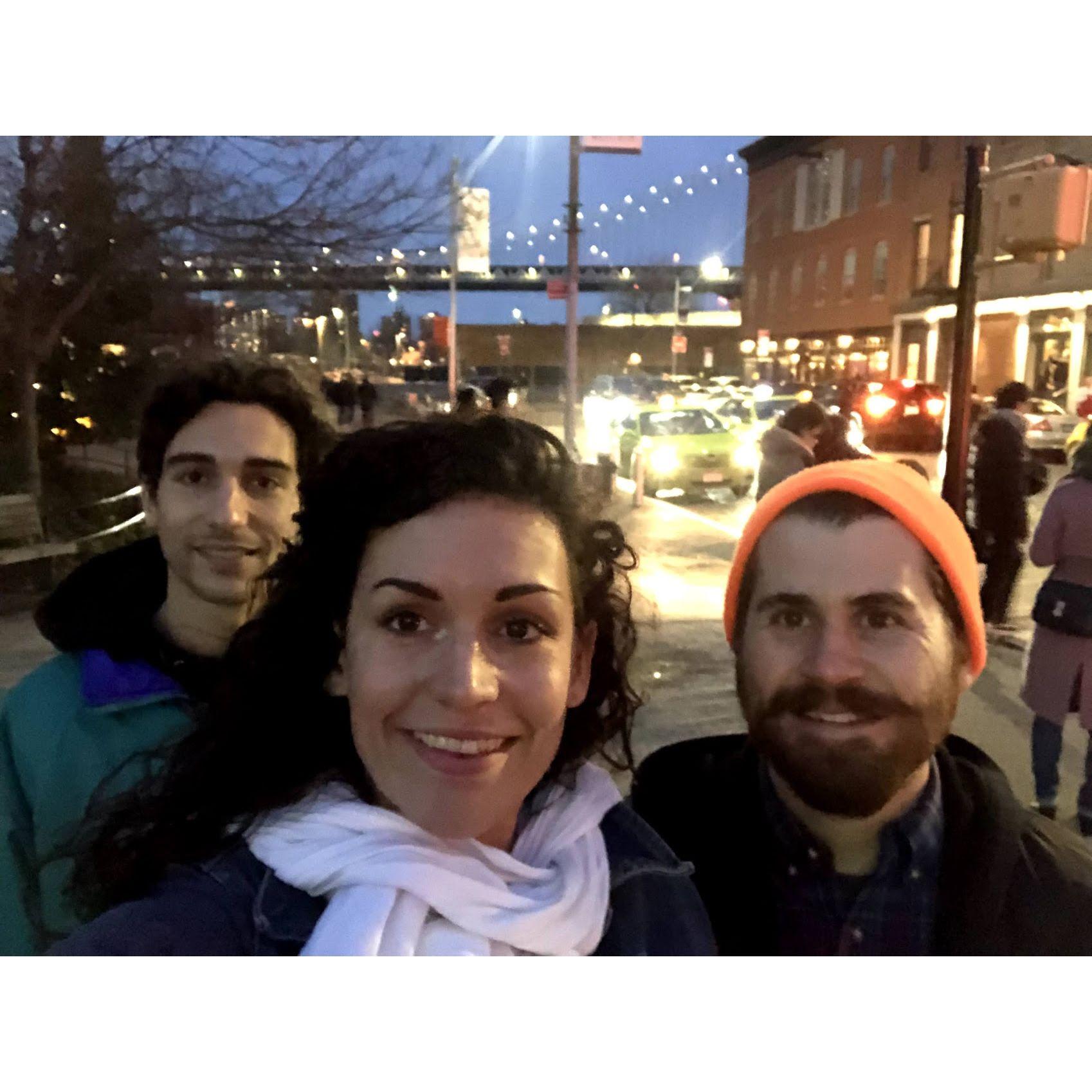 Best trip tp NYC to visit Spencer Linford. New York City, NY. January 2019.