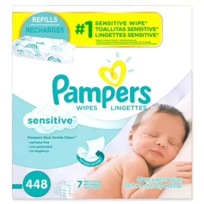 Pampers® Sensitive Wipes 448-Count Refill