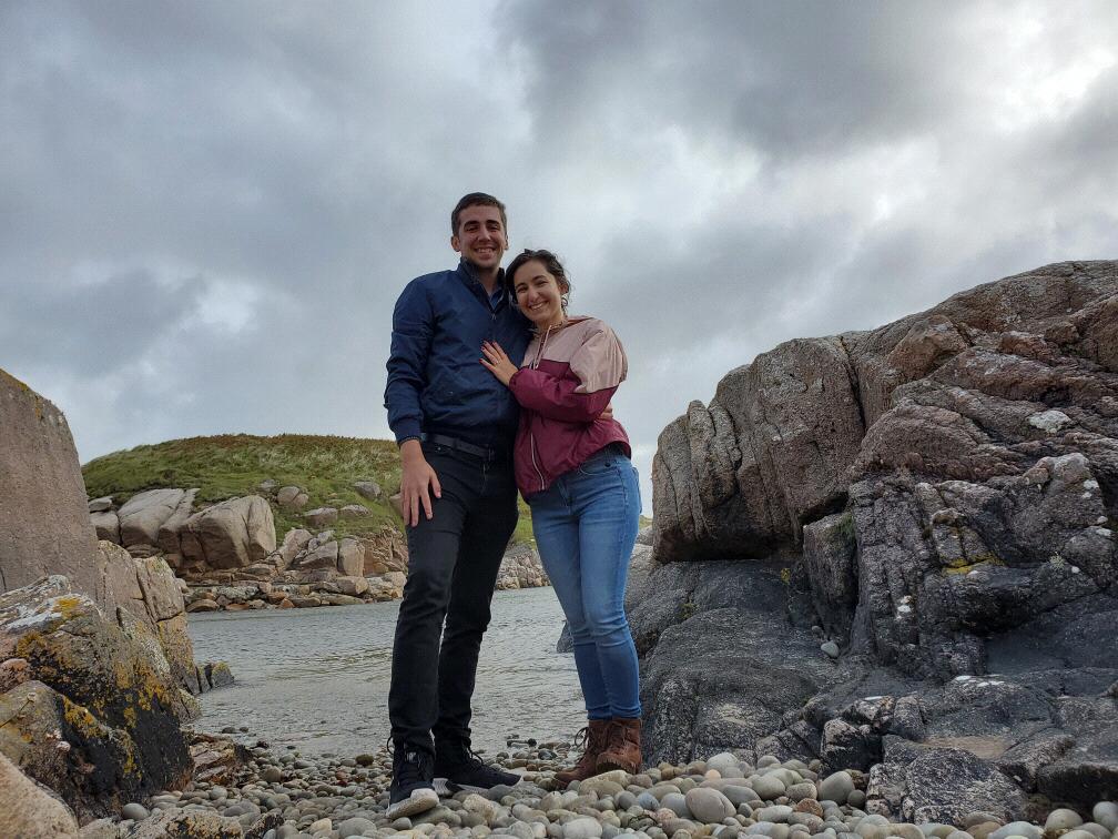 Taken right after Dave proposed in Ireland!