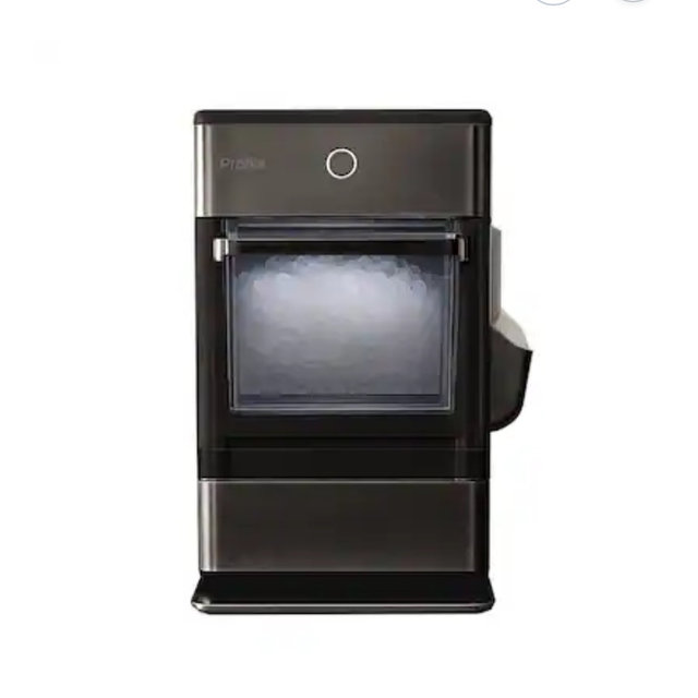 GE Profile - Opal Nugget Ice Maker with Rapid Ice Production - Black Stainless Steel