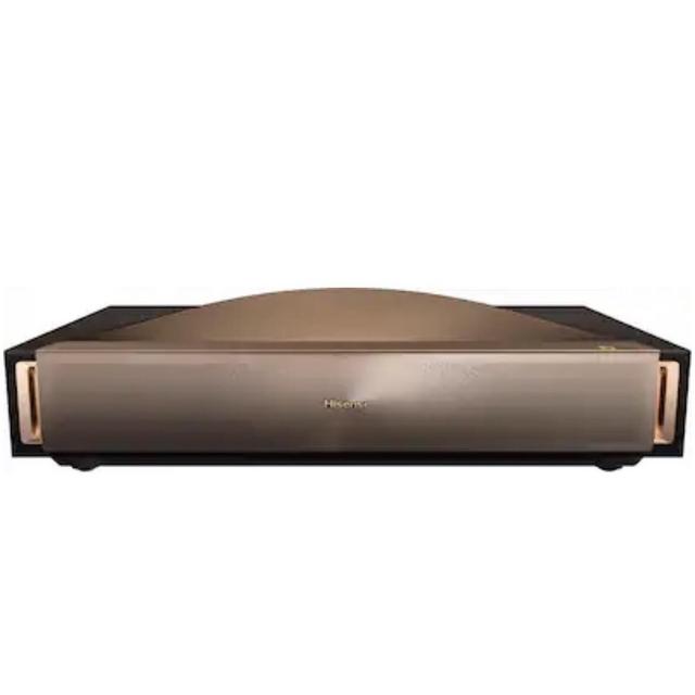 Hisense - L9Q Triple Laser Smart UST Projector, 5000 Lumens, 80"-200", 4K UHD, DLP, IMAX Enhanced, Pantone Validated, HDR - Walnut