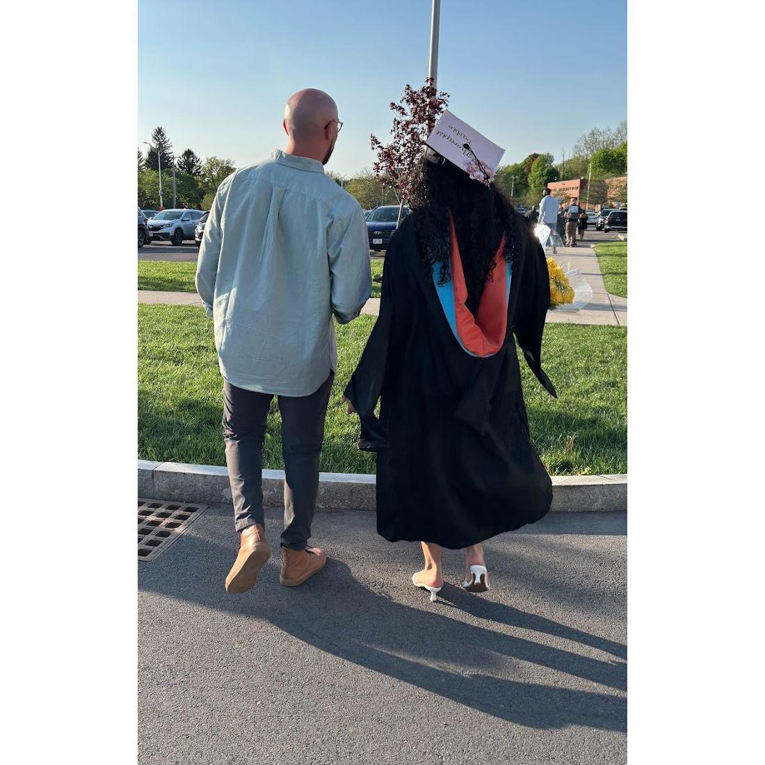 Izabella's Masters graduation
