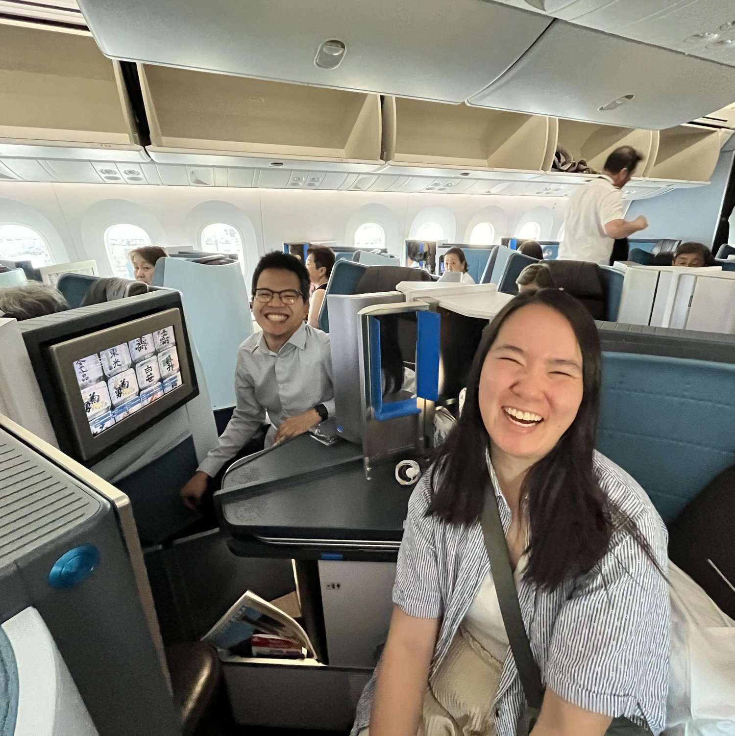 Cashing in those travel credit card points for business class on KLM! ✈️