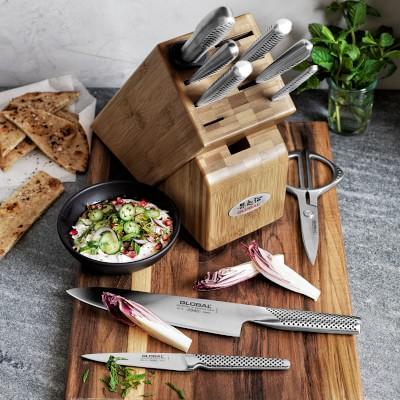 Global Classic 10-Piece Knife Wood Block Set