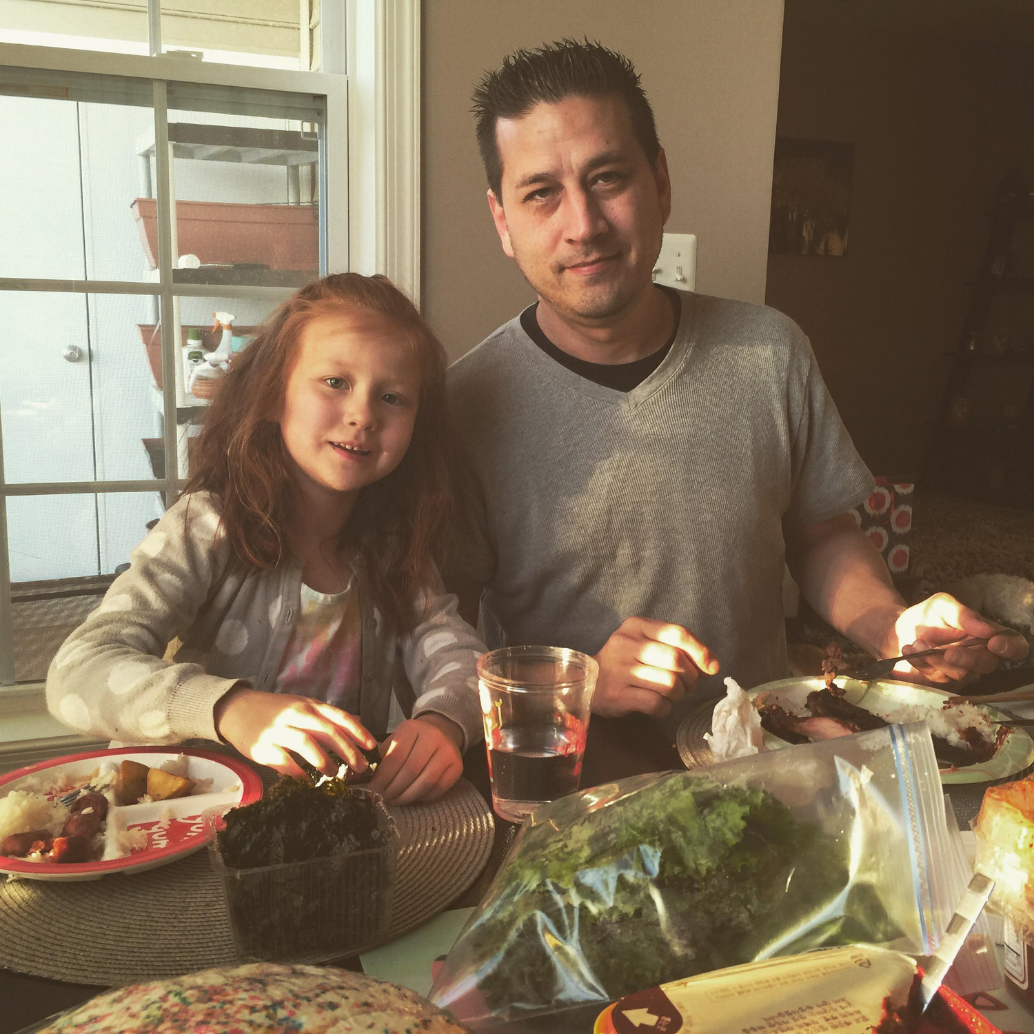 Skylar and her dad, Paul.