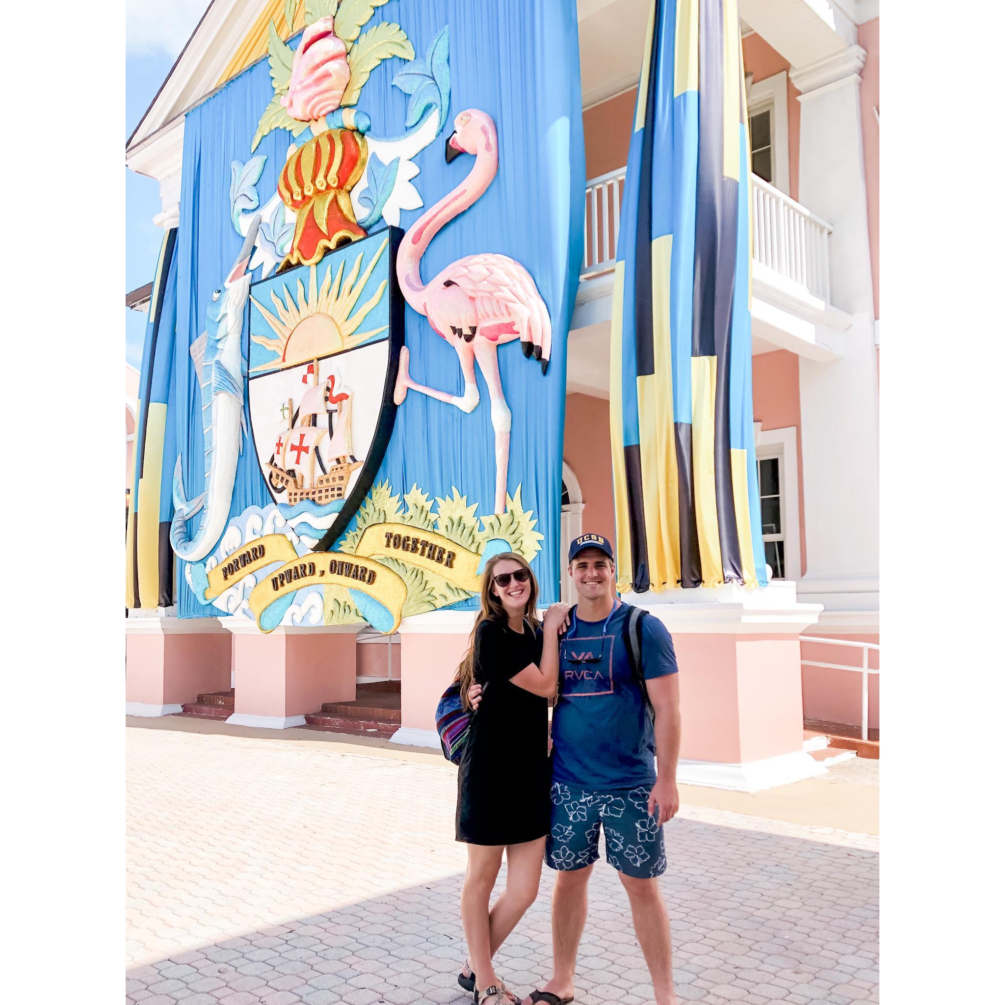We went on a cruise with my family to the Bahamas in the summer of 2019. It was so fun having Spencer there!