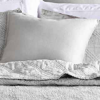 Washed Linen Square Pillow Cover, Set of 2