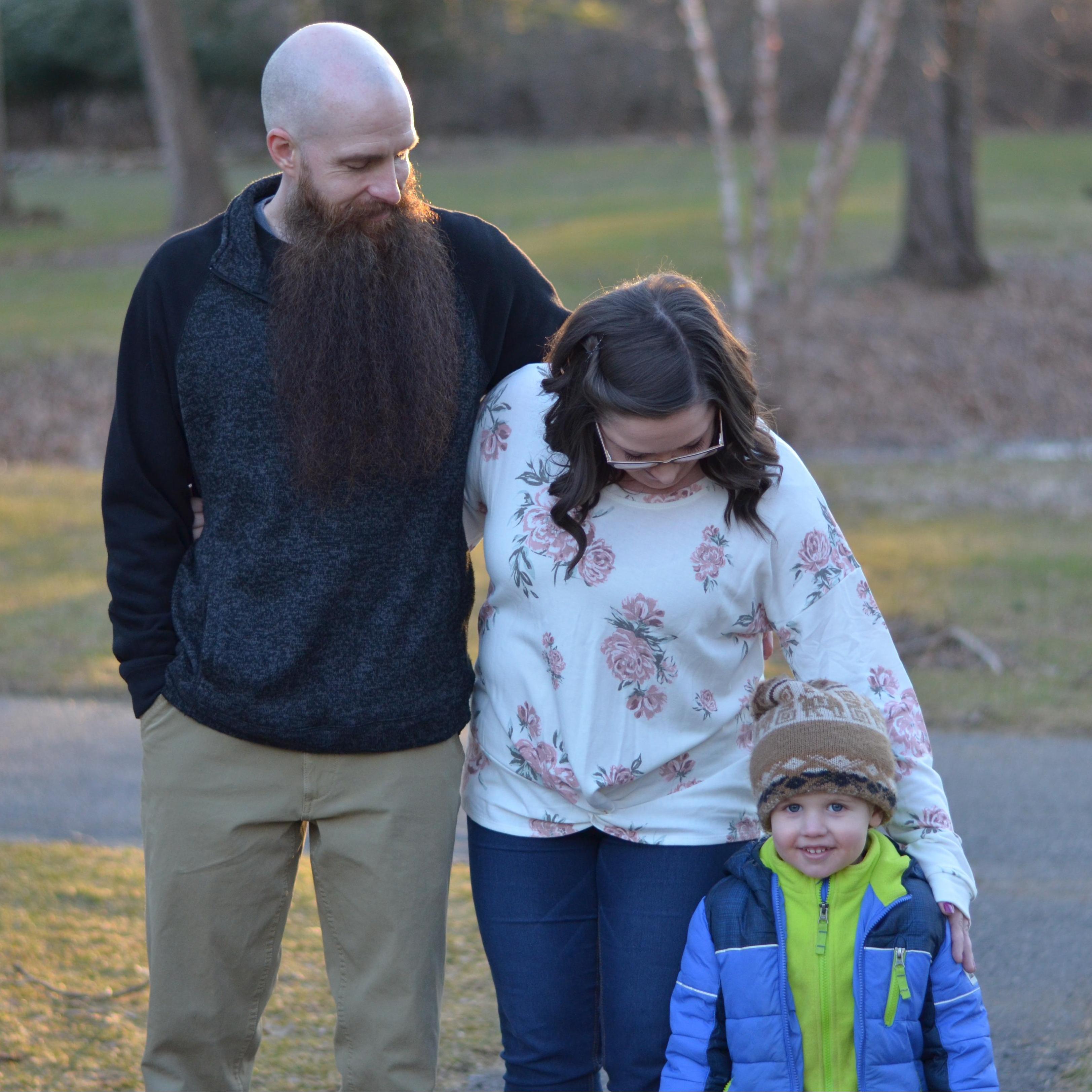 Luckily we had sweet lil Remy to teach us how to look at the camera and smile. Haha!