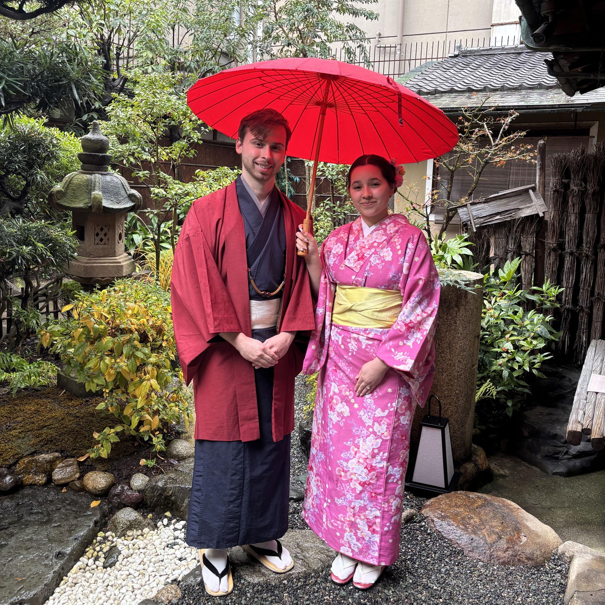 Right after our engagement we went to a Japanese Tea Ceremony! 🌸🍵