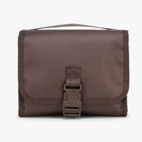 Terra Hanging Toiletry Bag in Walnut