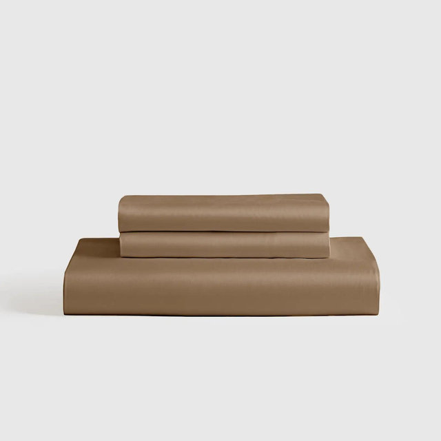 Bamboo Fitted Sheet Set - Walnut, King