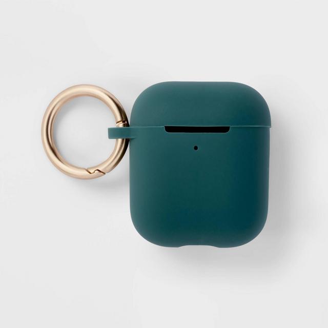 AirPod Gen 1/2 Recycled Silicone Case with Clip - heyday™ Rain Teal