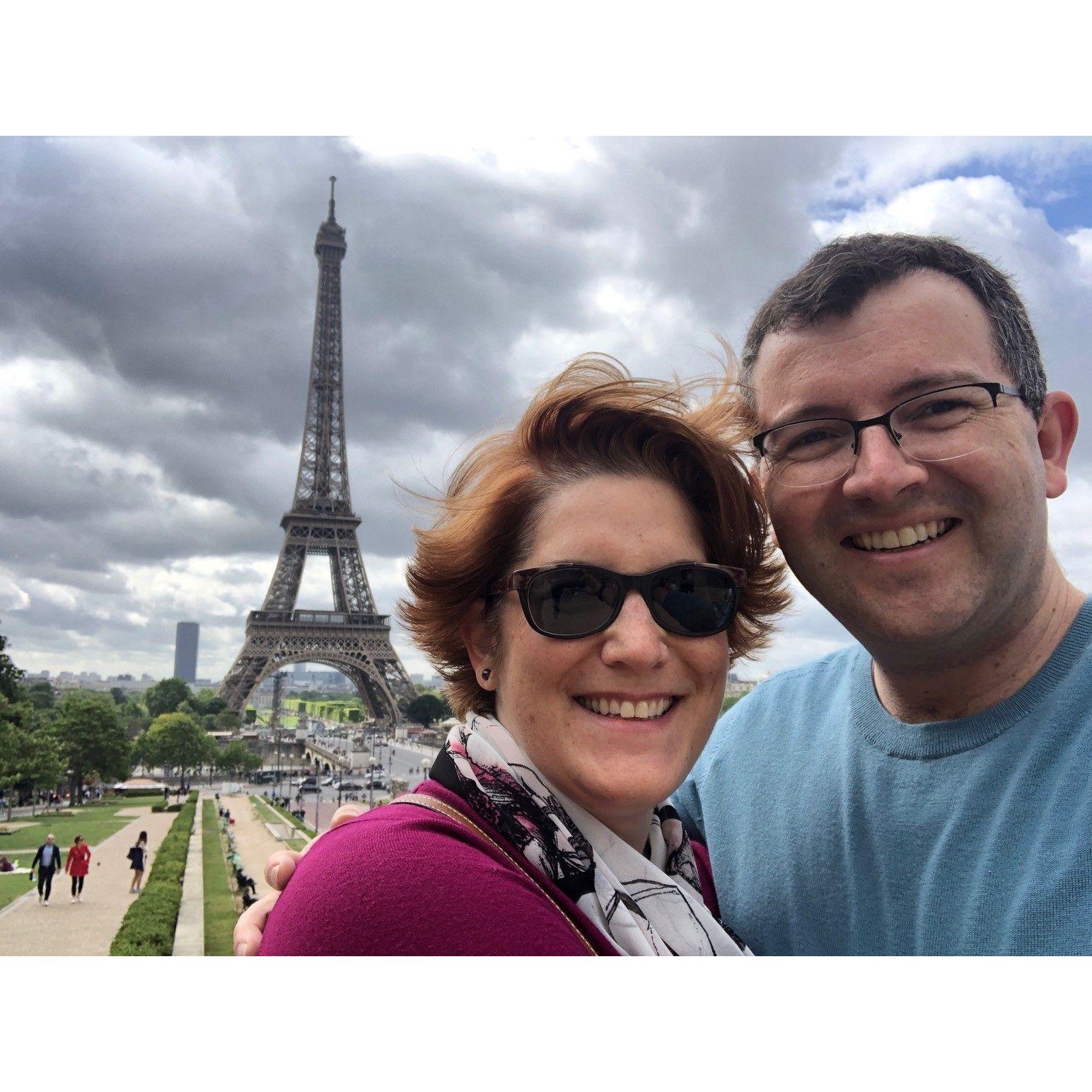 Tourist selfie.