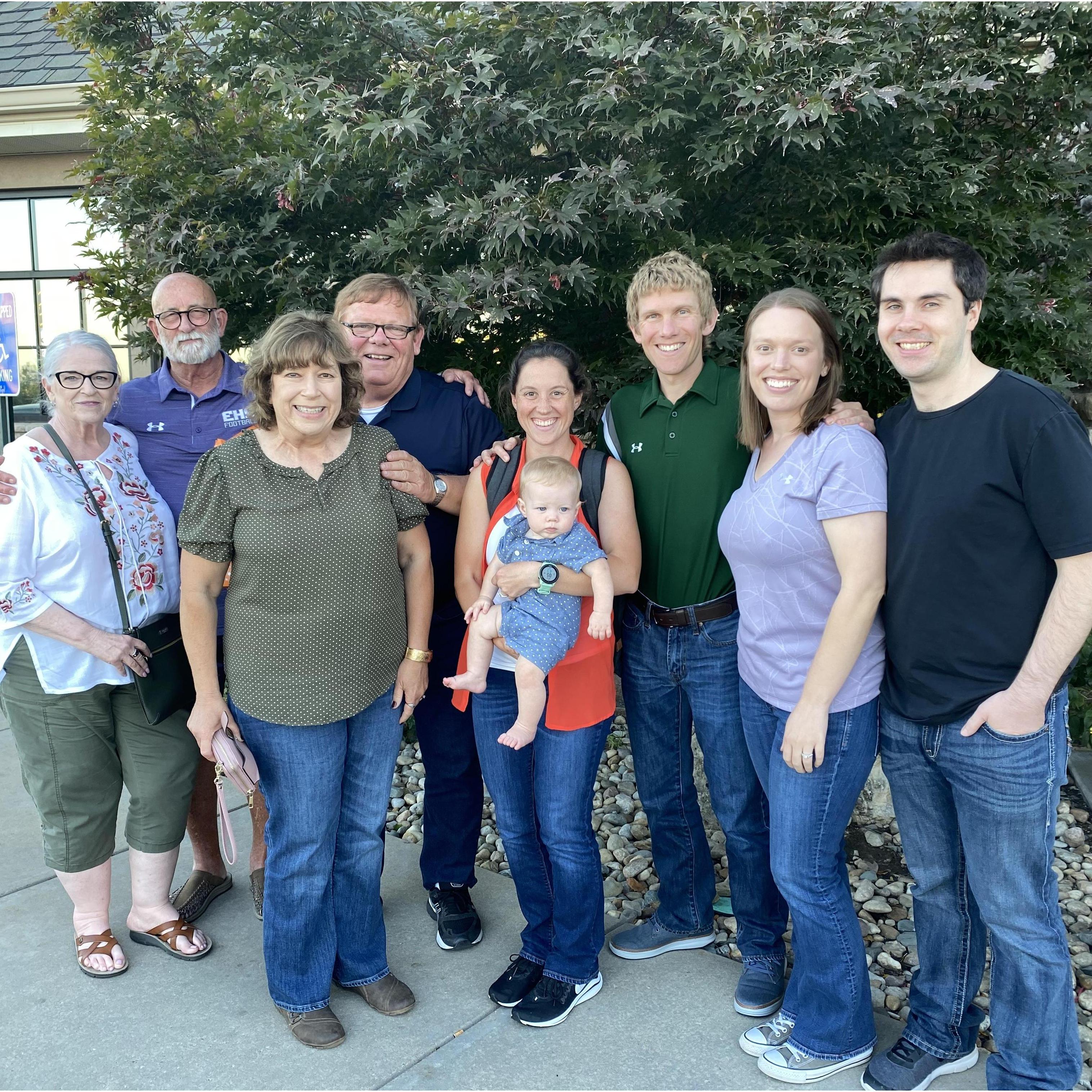 The Boyd fam with the Crouthers