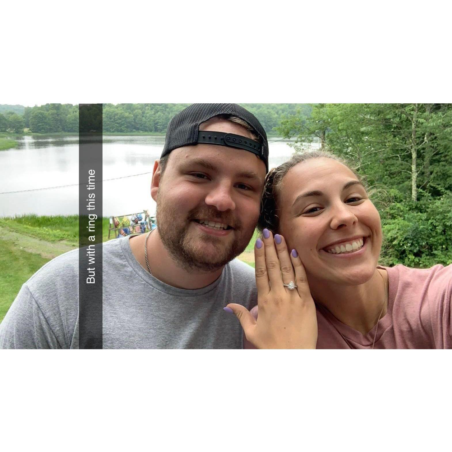 The third summer Andrew comes to camp, this time bringing a ring!