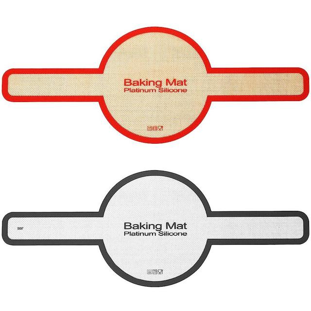 2pcs dutch oven baking mat, 8.3 x 21.5 Inch Bread Sling for Dutch Oven Fiberglass Baking Mat with Long Handles Non-Stick and Reusable Baking Tools and Supplies