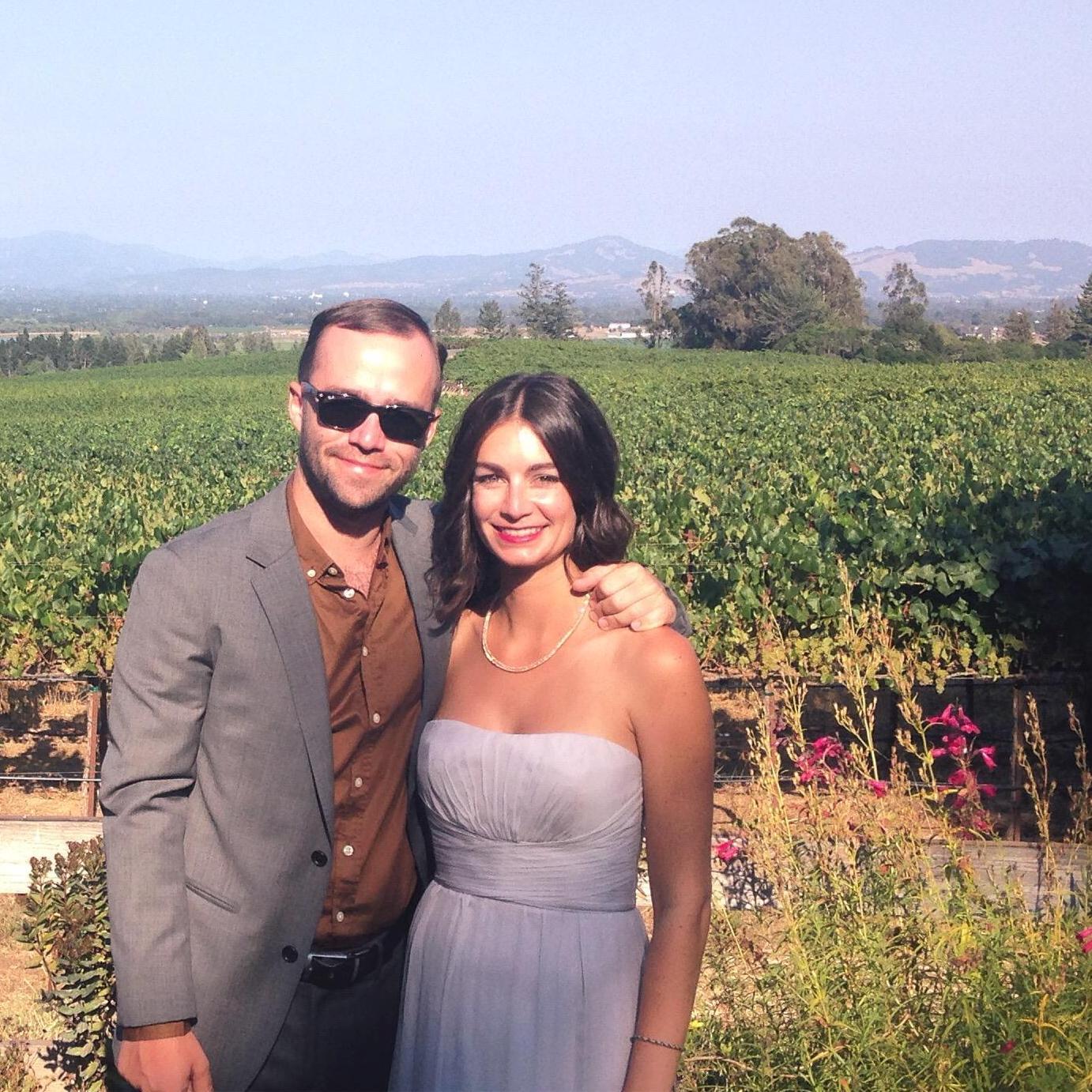 Katie and Brian's wedding. Sonoma. 2015
