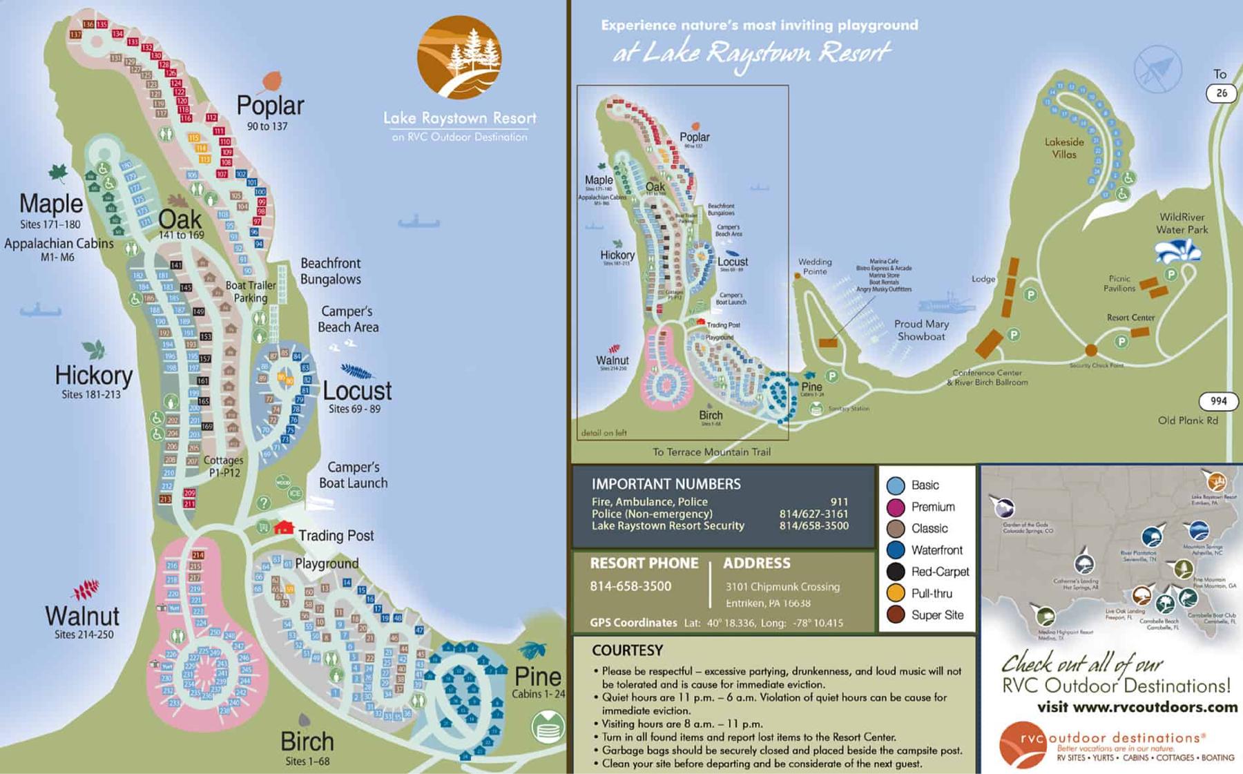 Ceremony at the Wedding Point.
Cocktail Hour and Reception at the Conference Center.