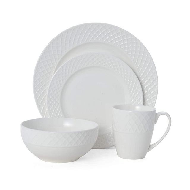 Mikasa Napa Countryside 32-Piece Dinnerware Set, White