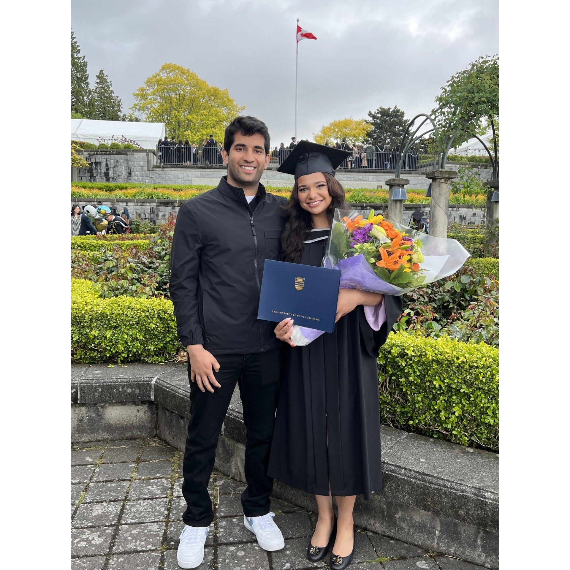 May 2022 - Maya's University Graduation at UBC