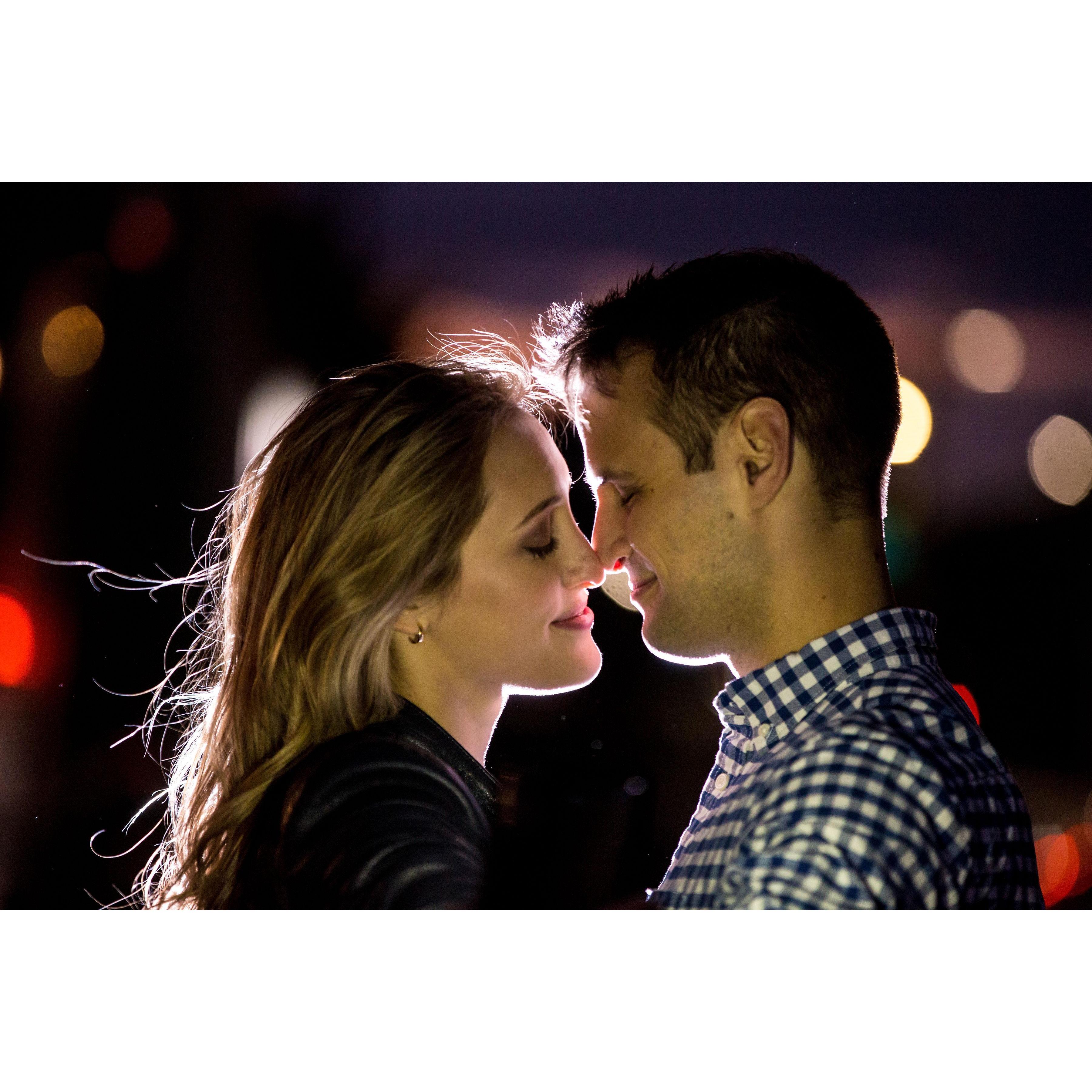 Engagement shot by David Perlman Photography