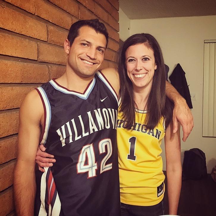 Our first NCAA tournament dating, 2018....Villanova and Michigan ended up in the national championship game...what are the odds?!