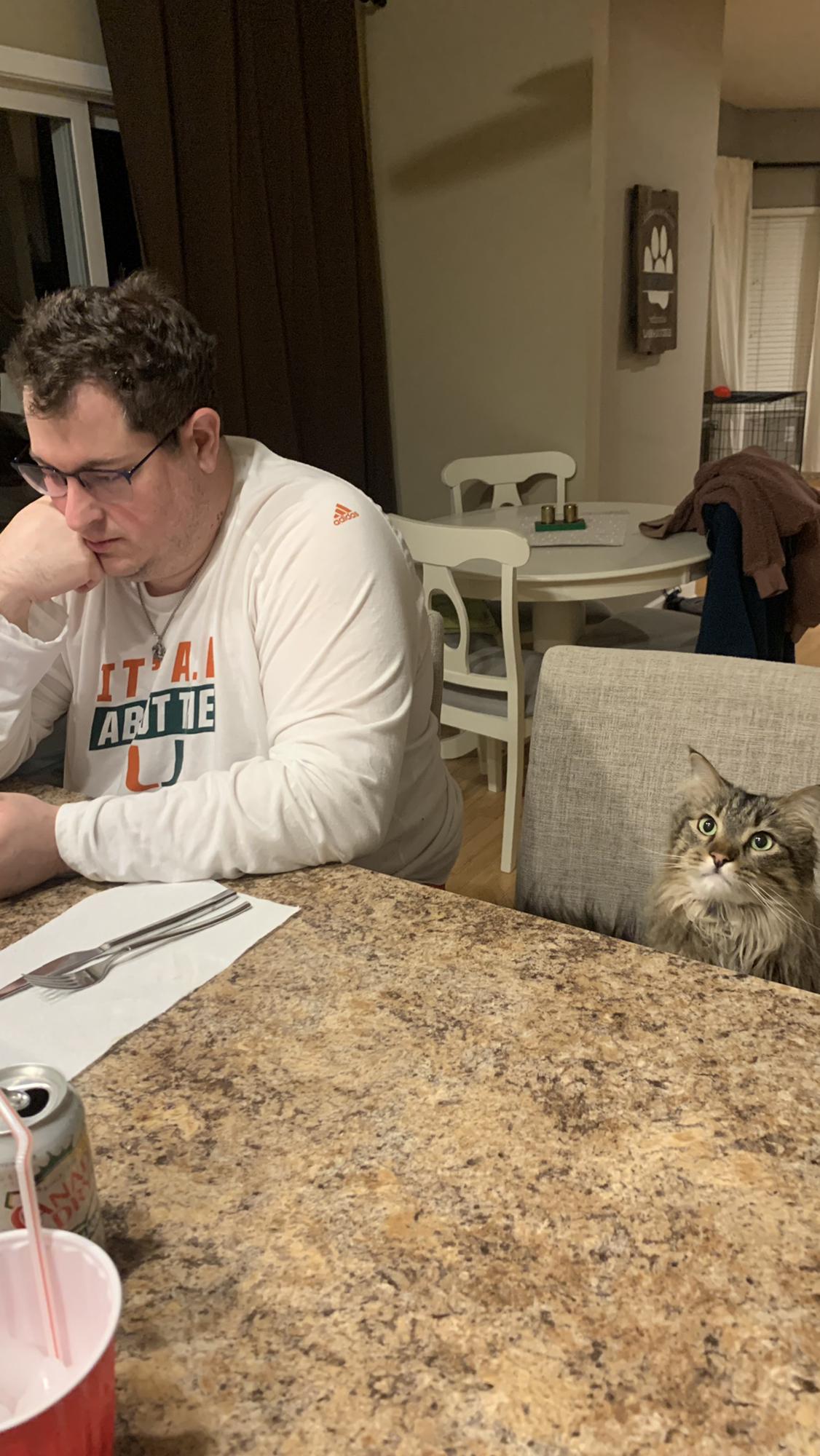 Just two guys hanging around.